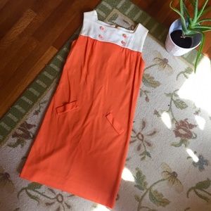 Vintage 1960s Orange Creamsicle Dream Dress